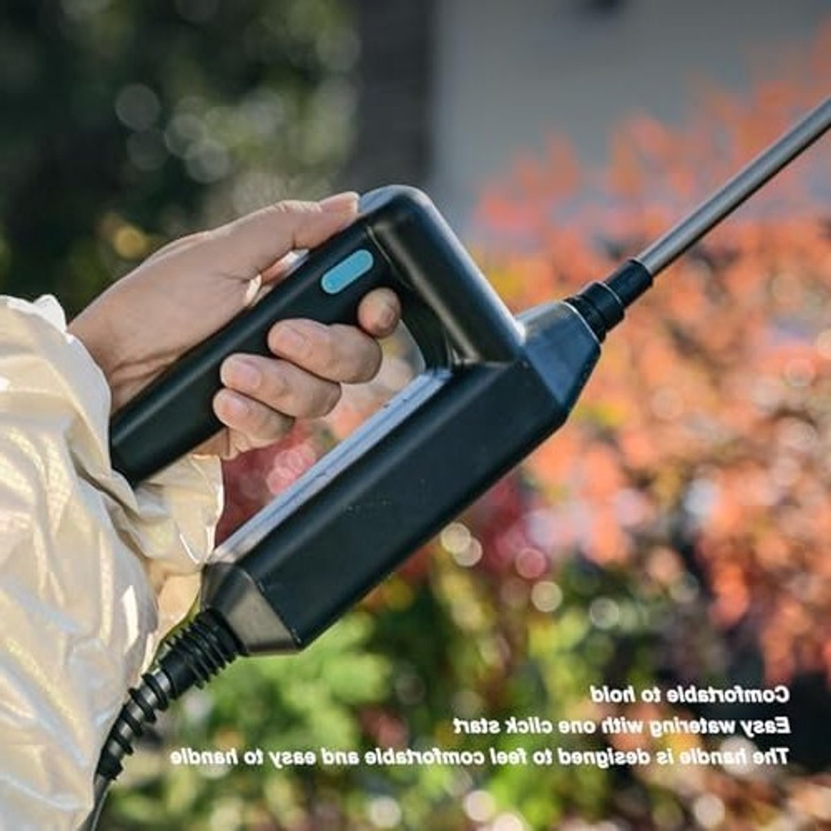 Draagbare 8L Accu Spuit met 4 Spuitkoppen, Oplaadbare USB Handgreep en Uittrekbare Stang voor Onkruidbestrijding en Tuinonderhoud