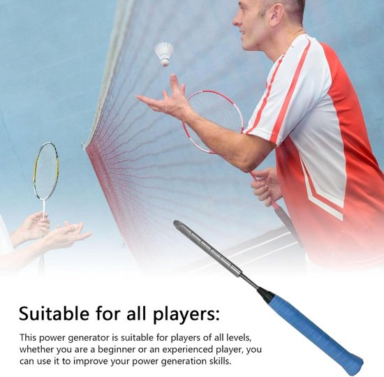 Badminton Trainer - Swing Trainer - Slag Oefenen - Verstelbaar Gewicht - 38.9 cm - Blauw — afbeelding 4