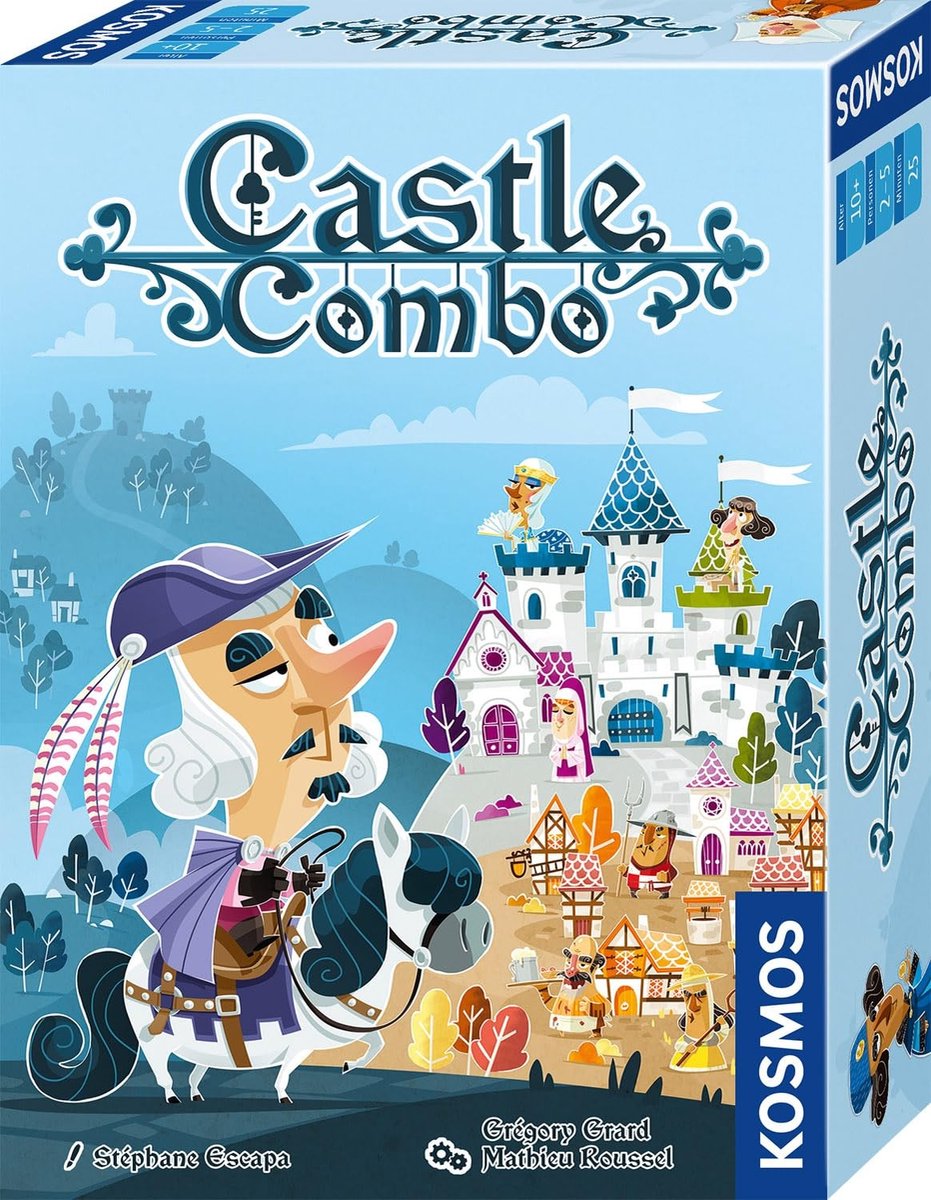 Dailygoods - Castle Combo: Tactisch Bordspel voor 2-4 Spelers