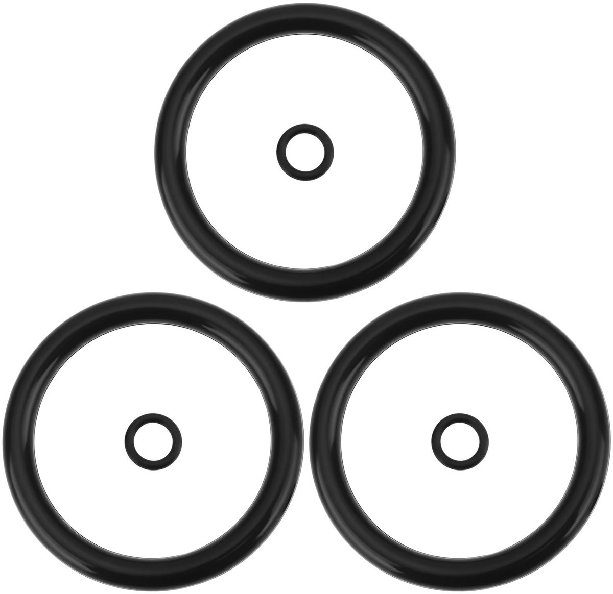 Solidchoice - Set van 3 Water Filter Behuizing O-Ring Pakking EPDM