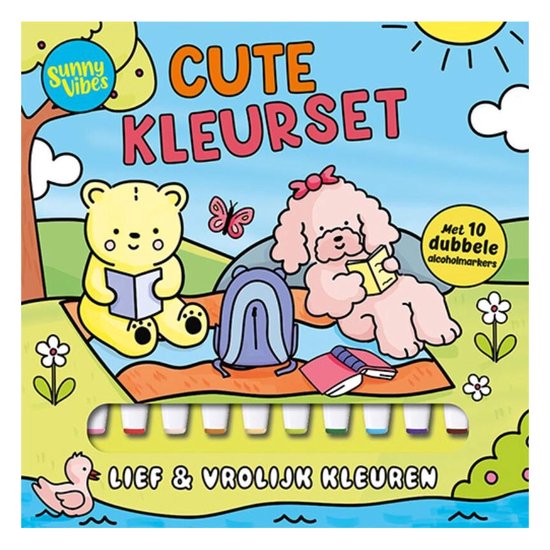 Sunny vibes - Cute kleurset - cover