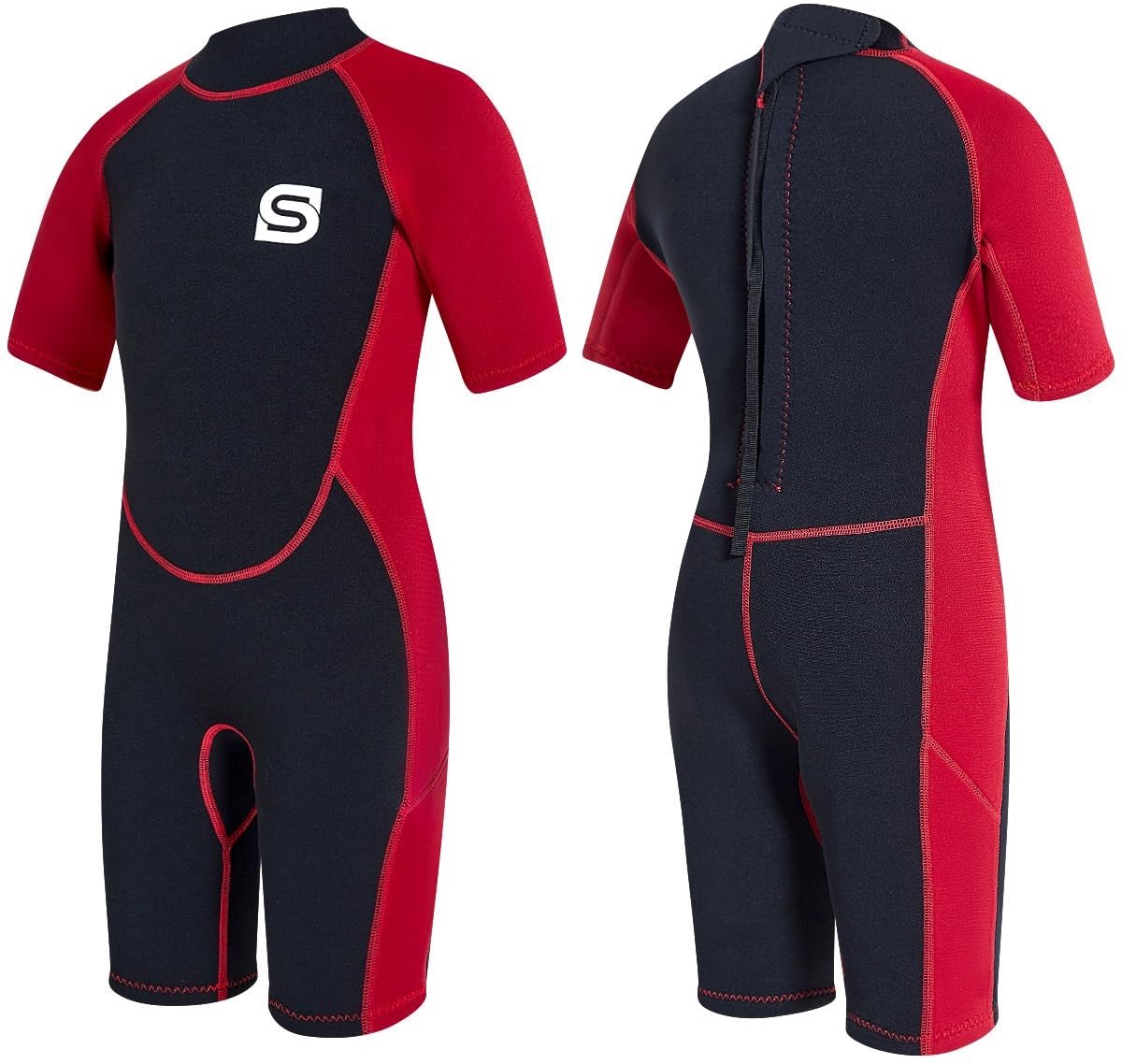 Dailygoods- Wetsuit Kinderen 2,5 mm - Thermisch Badpak - UV-bescherming - Flexibel - Warmtebehoud - Neopreen - Neopreenpak