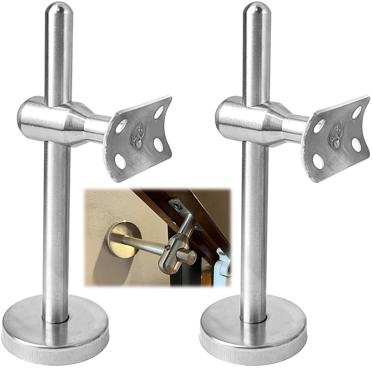 Dailygoods- Trapleuning Roestvrij Staal - Trapleuninghouder - Leuning Ondersteuning - Antislip - Schokbestendig - Ergonomisch Ontwerp - Lange Levensduur - Leuningen