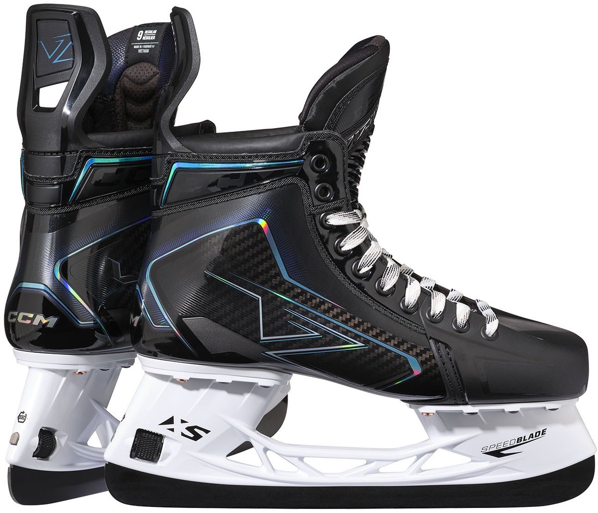 CCM Vizion IJshockeyschaatsen - Senior - Maat 45 EU - Regular