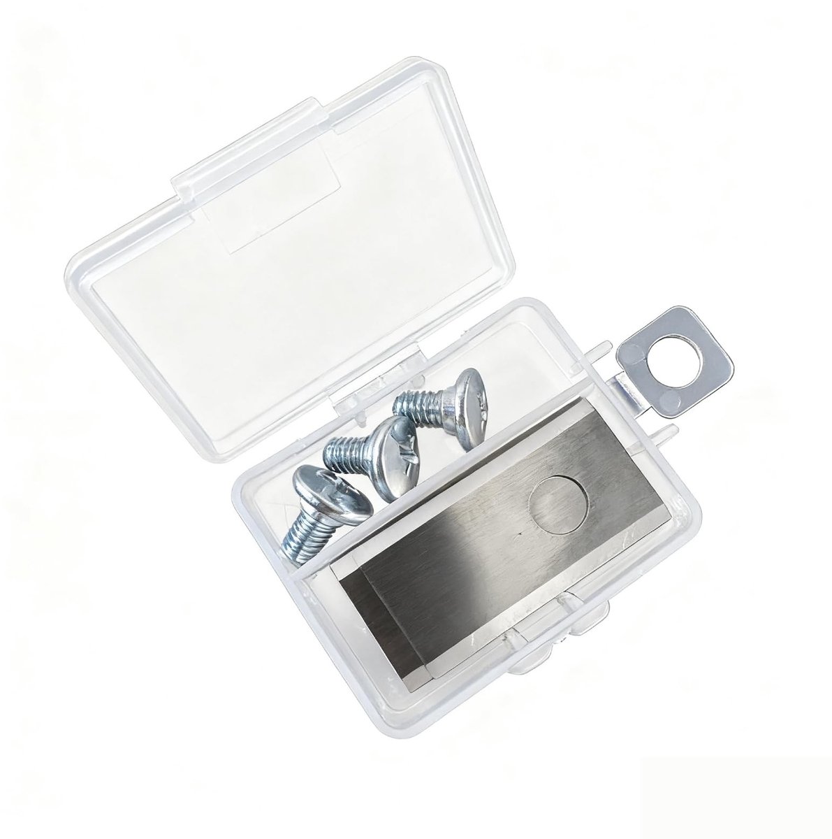 Dailygoods- Reservemes - Hoogwaardige Reservemesjes - Set van 3 - Inclusief Bevestigingsschroeven - Perfect voor Okaybot M1 - Robuust Roestvrij Staal - Maaimes