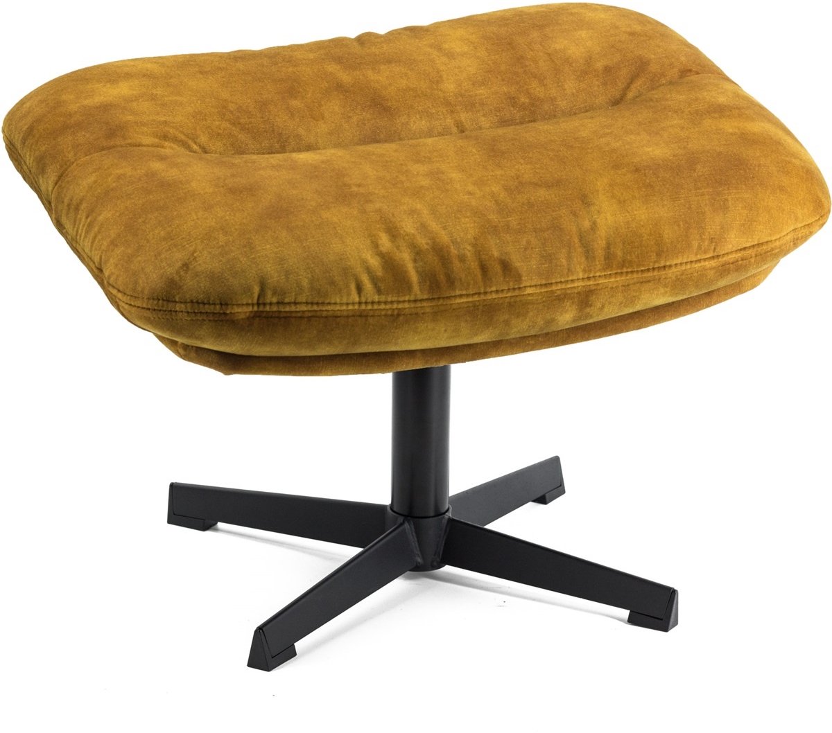 Poef velvet gold