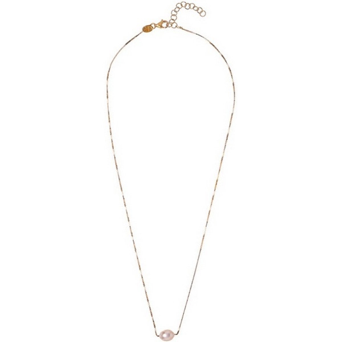 ALISIA AL3706 GOLD-PLATED KETTING MET PAREL 1 STUK
