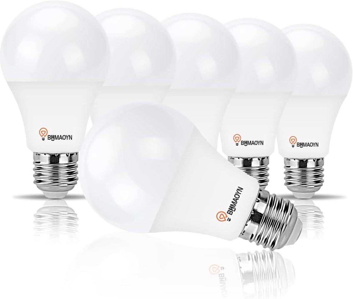 SnelShoppen - Bulb 12V 24V E27 LED 10W Warm White 3000K - 1100LM, Perfect voor Thuis, Kantoor, Yacht, Camper, RV - Pack van 6
