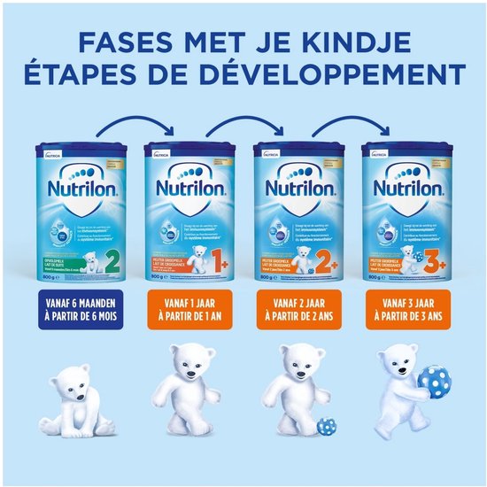 1x Nutrilon - Peutermelk 2+ (vanaf 24 maanden) van Merkloos — afbeelding 4