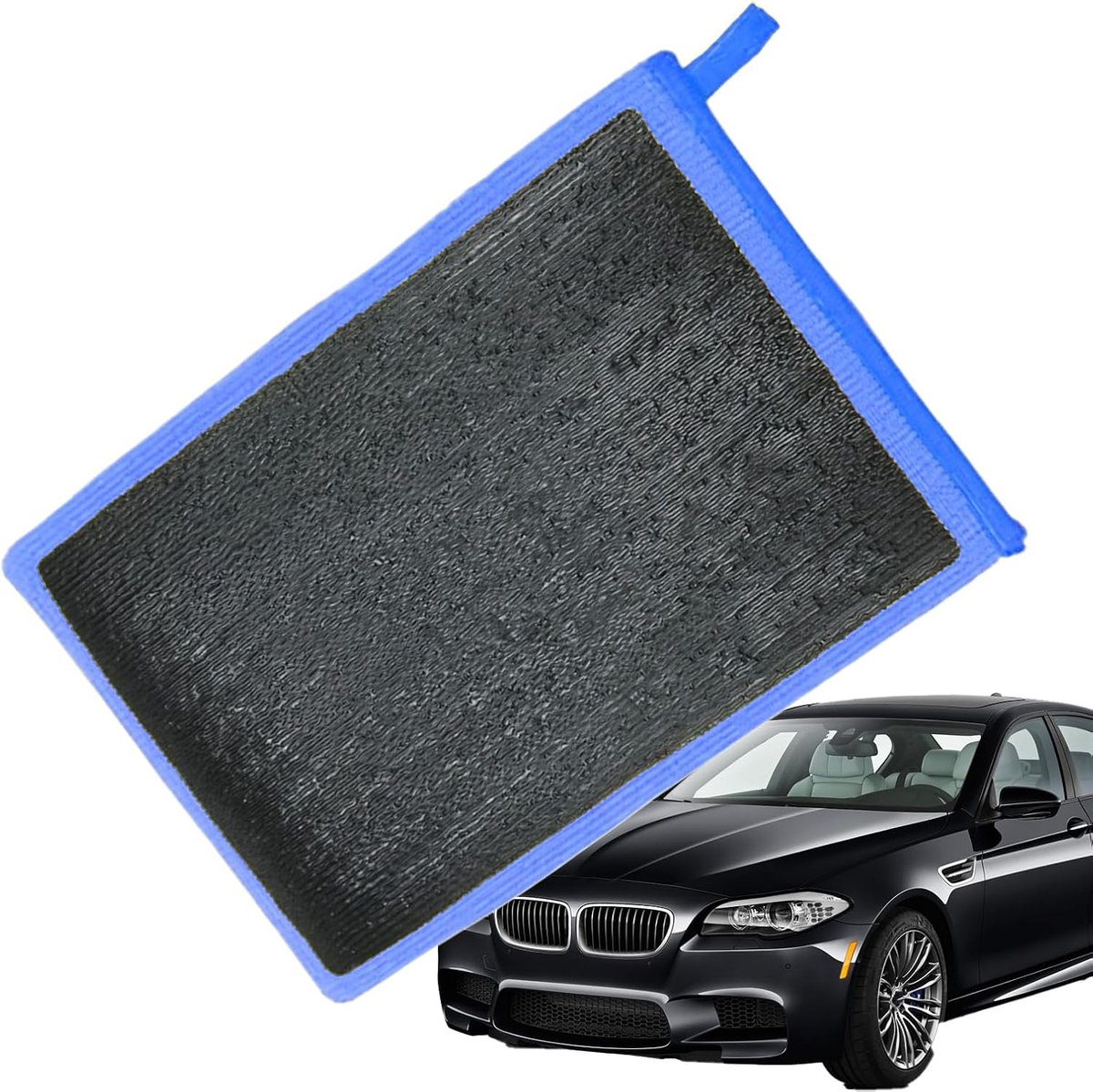 Detailing Clay Mitt - Reinigingshandschoen - Voertuig Onderhoud - Gestructureerd Oppervlak - 1 Stuk - Blauw