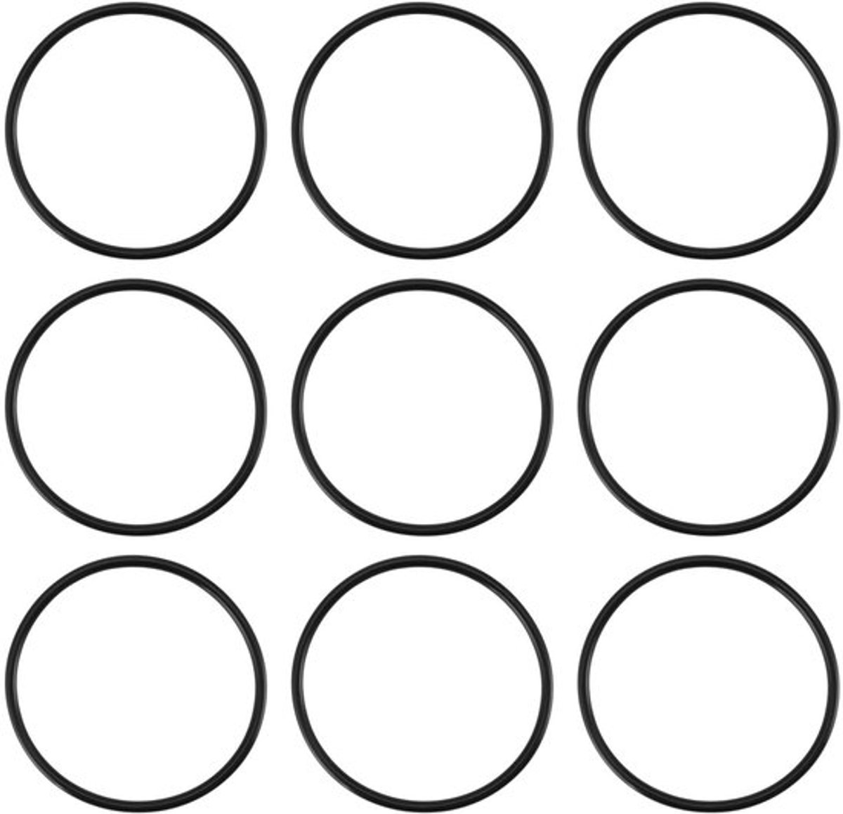 20 zwart nitril o-ringen voor afdichten