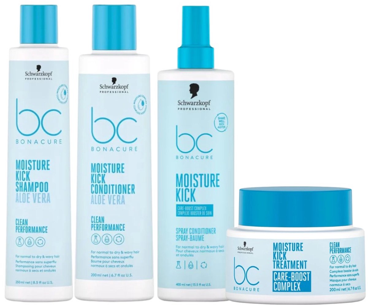 Schwarzkopf - BC Moisture Kick Care XXL Set - 250+200+200+200ml