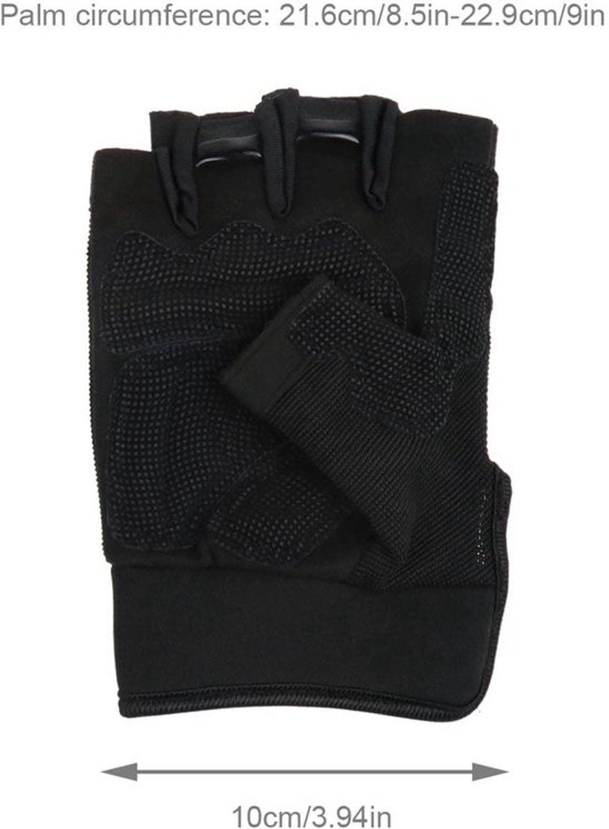 Aladdien - Vingerloze motorhandschoenen - Fietshandschoenen - Antislip en gevoerd