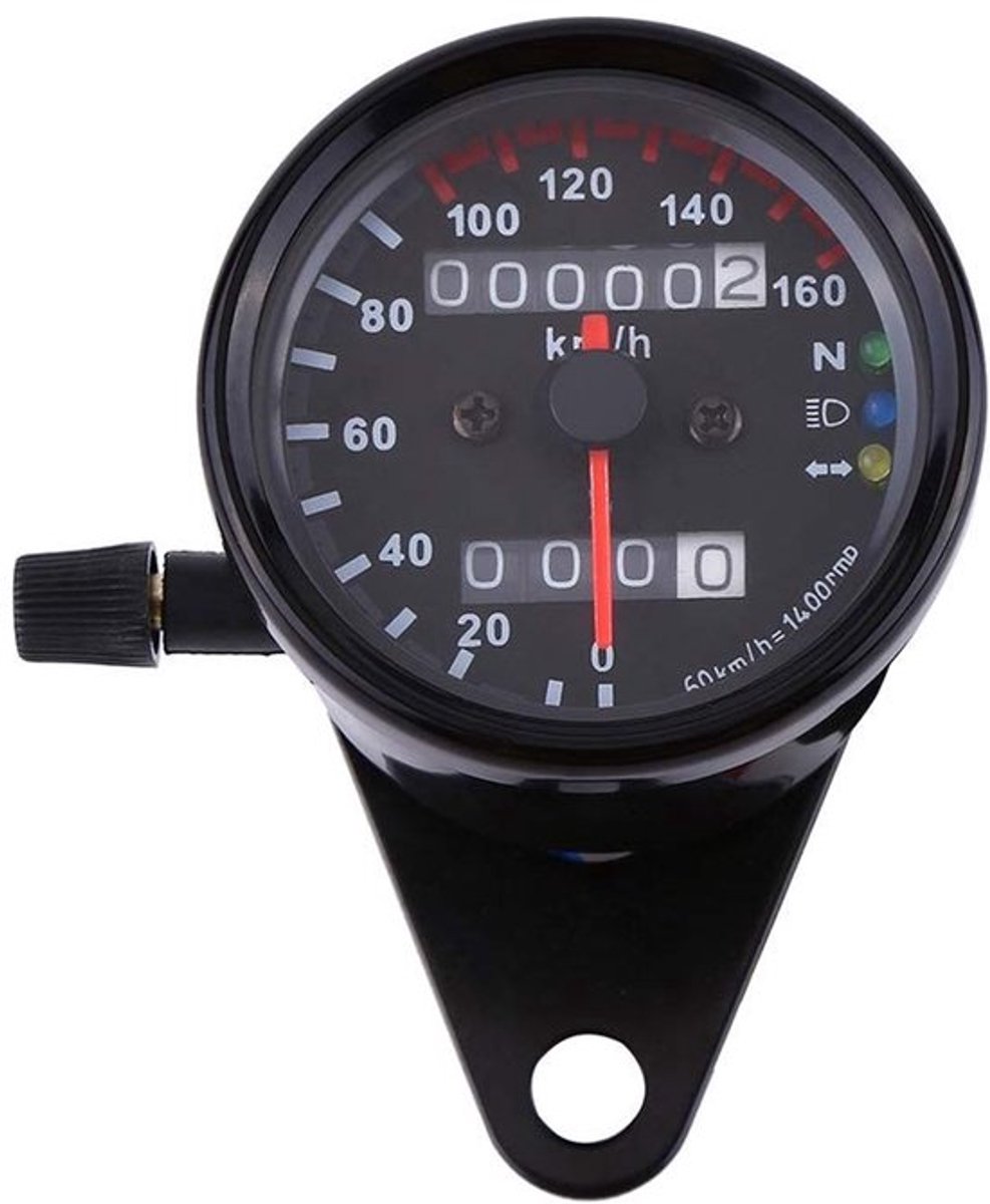 Shopcentral - Motorcycle Odometer - Universele Odometer voor Motorfiets - Dubbele