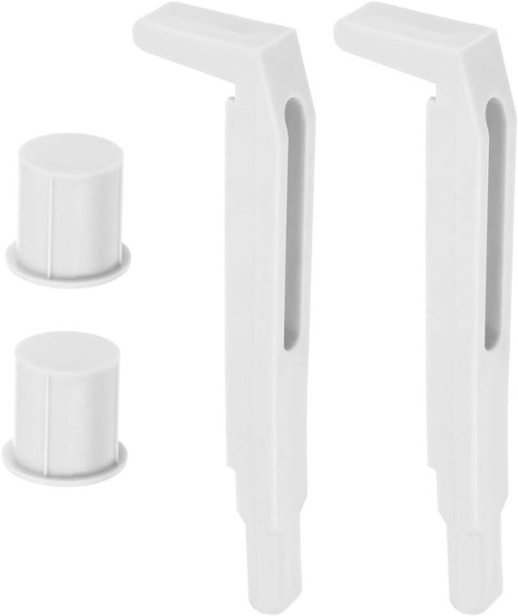 Schoonmaaksluiting Allecto Plus - 2 stukken met moer