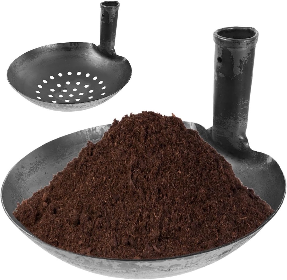 Metalen Afvoerschep - Mest Schep - Goot Onderhoud - Brede Stalen Schep - 15 cm - Meerkleurig