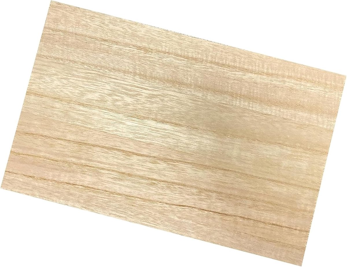 Houten Planken - Knutselhout - DIY Projecten - Glad Paulowniahout - 30x35 cm - Natuurlijk