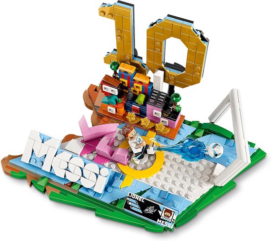 LEGO Editions Lionel Messi – Voetbalhoogtepunten Bouwpakket en Kinderkamer Decoratie - 43011