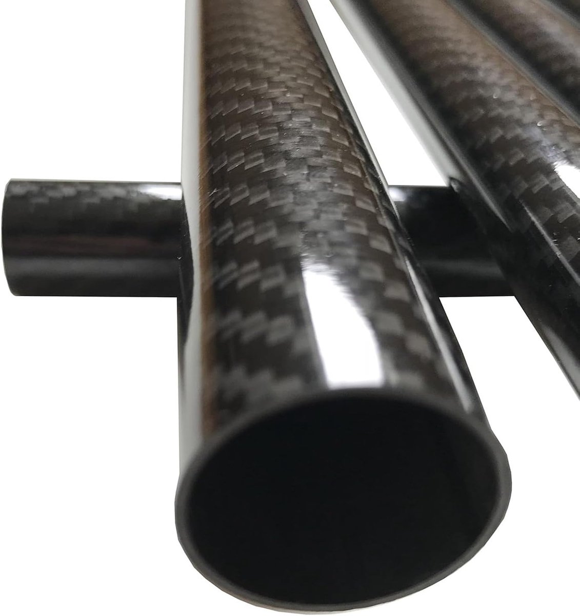Carbon Fiber Buis - Lichtgewicht Ronde Buis - Modelbouw Projecten - Hoge Sterkte Materiaal - Aanpasbaar - Zwart