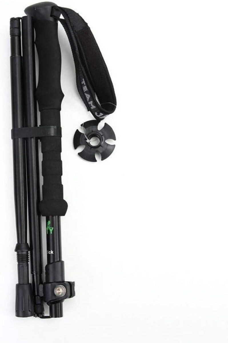 Trekstokken - Wandelstokken Opvouwbaar - Buitenwandelen Balans - Schokabsorberend Effect - 40-130CM - Zwart