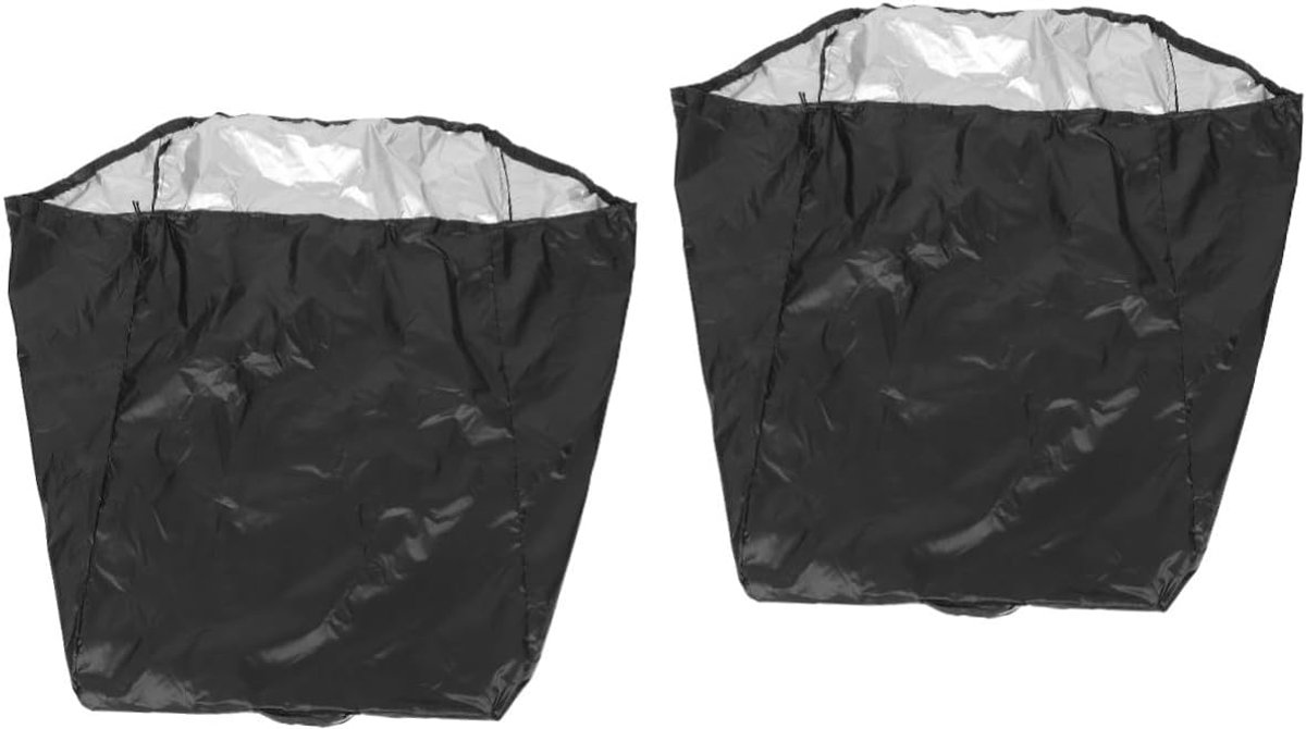 Slanghaspel Hoes - Beschermhoes Tuinslang - Buiten Opslag - Waterdicht Oxford Materiaal - 88 cm - Zwart