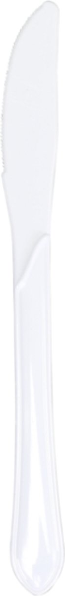 Depa - Mes - reusable - wit - PS - 195mm - 50 stuks