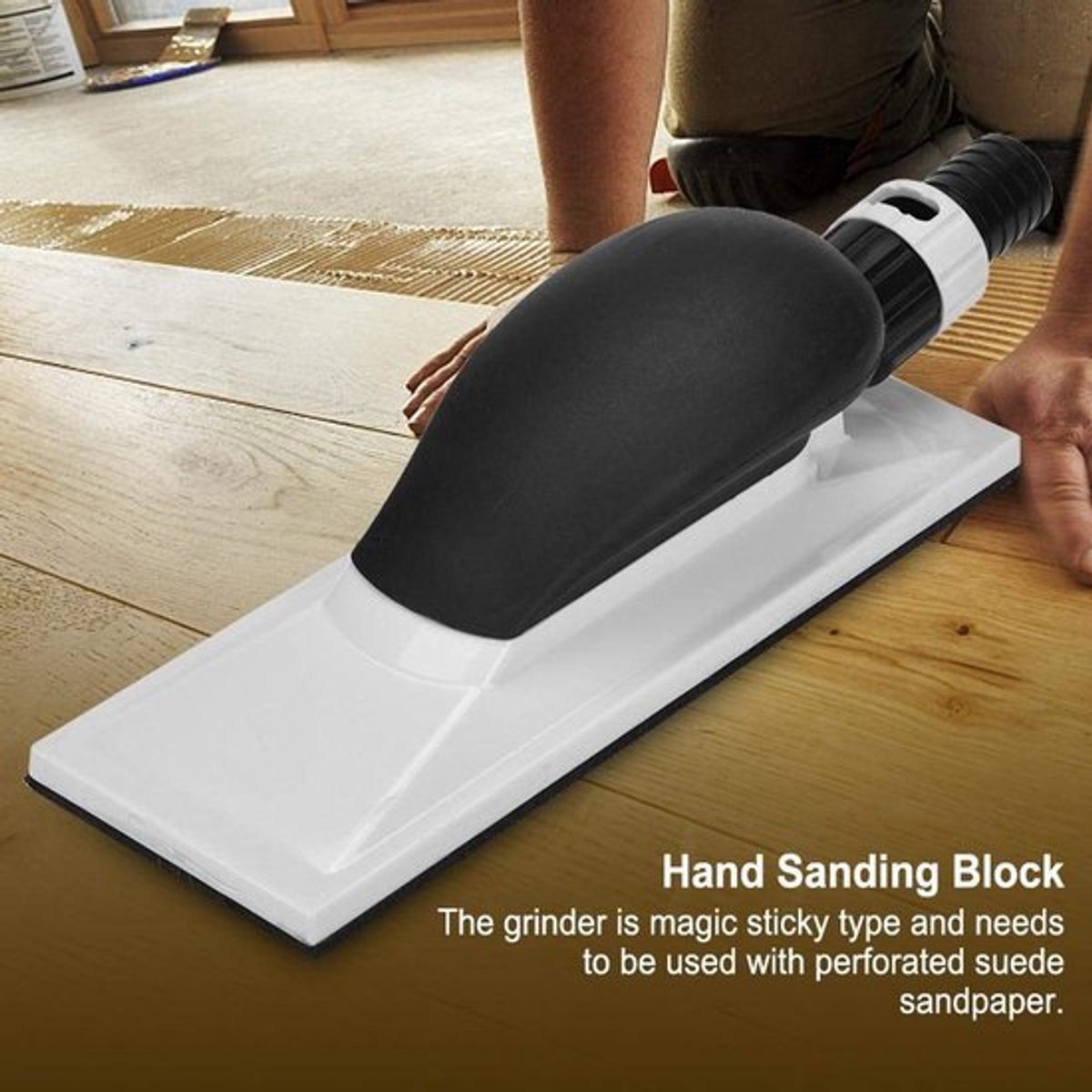 Handschuurblok voor handstofafzuigen - Zeynomax - Akozon