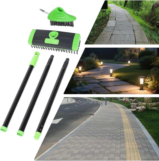 Grasverwijderaar Tuin - Onkruid trekker - Voegen reinigen - Verstelbare steel - 43 cm - Grijs — afbeelding 5