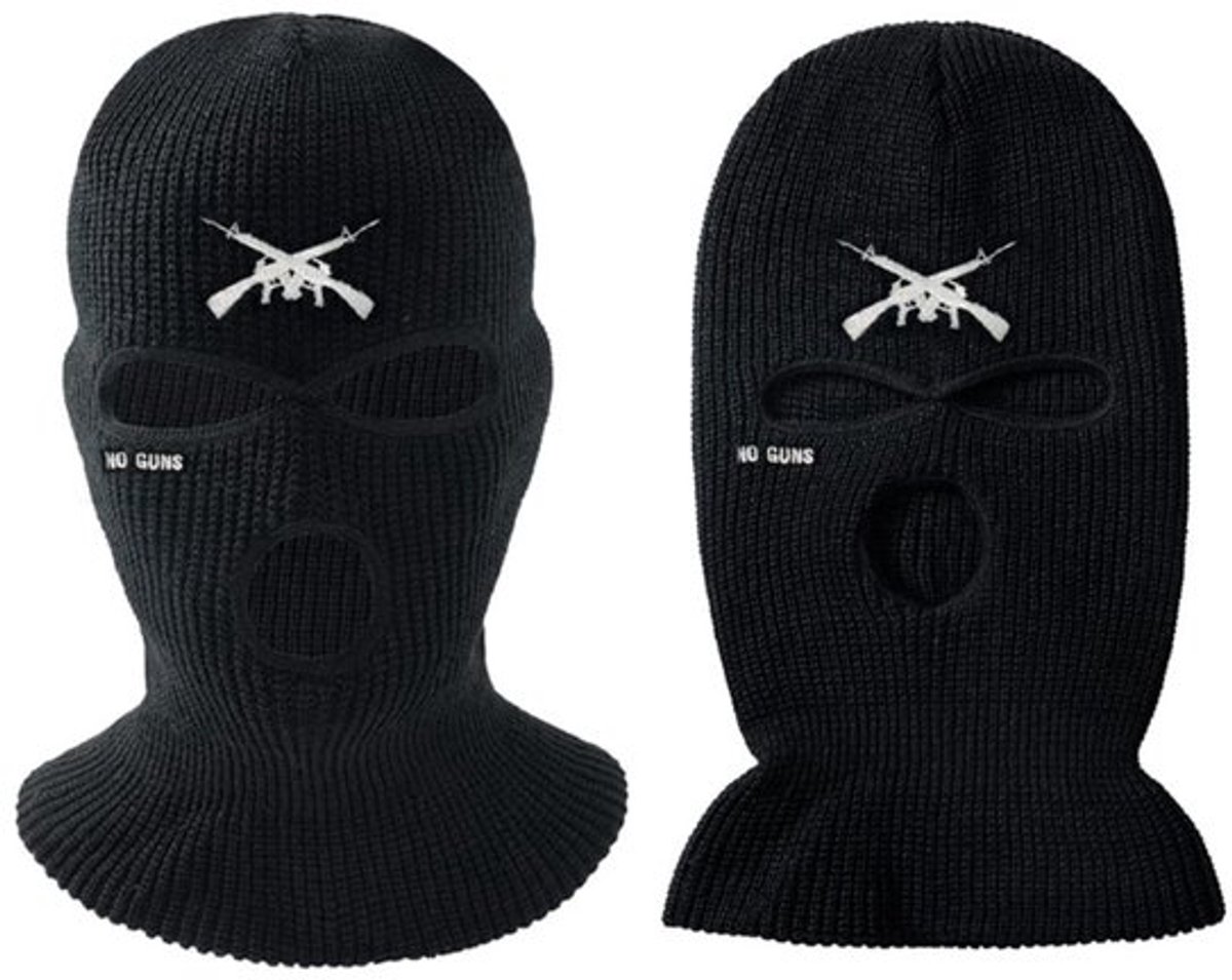 Dailygoods- Bivakmuts 3-gaats Unisex Gebreide Winterbivakmuts Zwart
