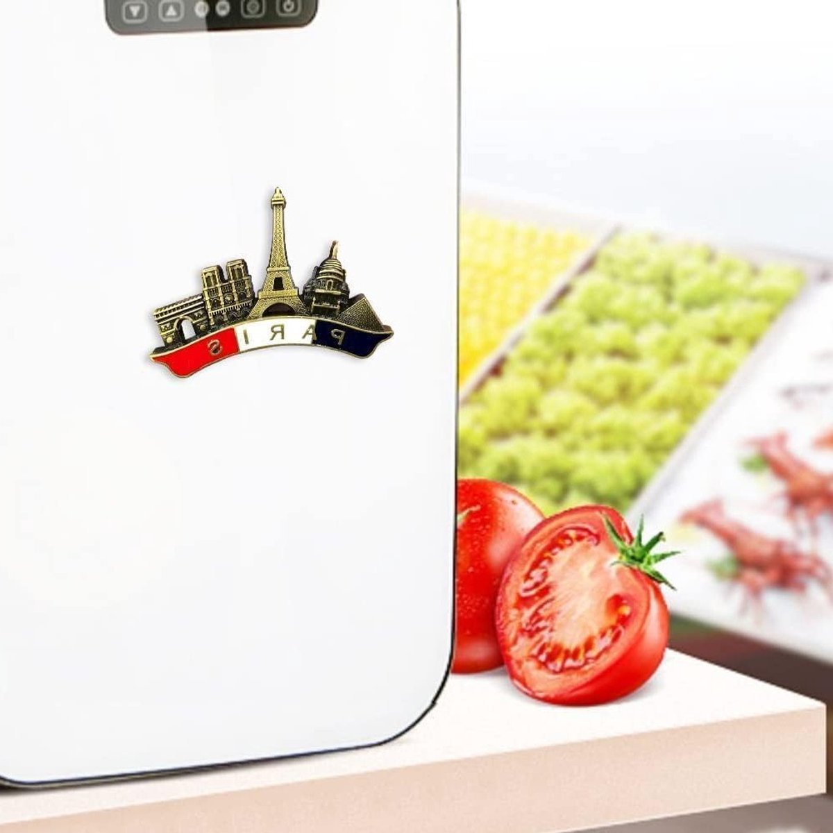 Retro koelkastmagneten uit Parijs, sterke grip magnetische stickers voor keuken decoratie en reis souvenirs