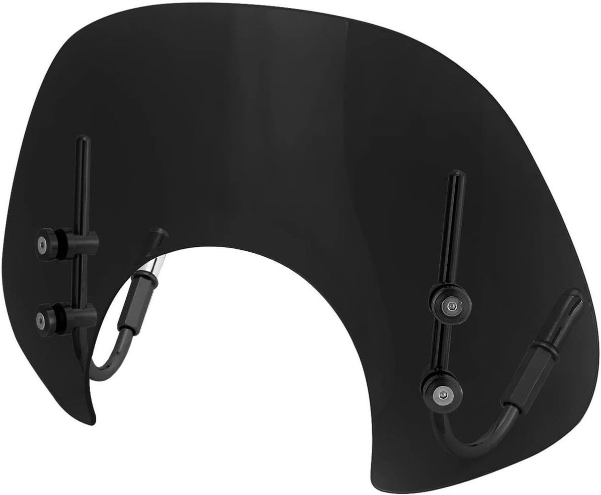 Scooter Windscherm - Windgeleider - Comfortabel Rijden - Verbeterde Windbescherming - 1 Stuk - Zwart