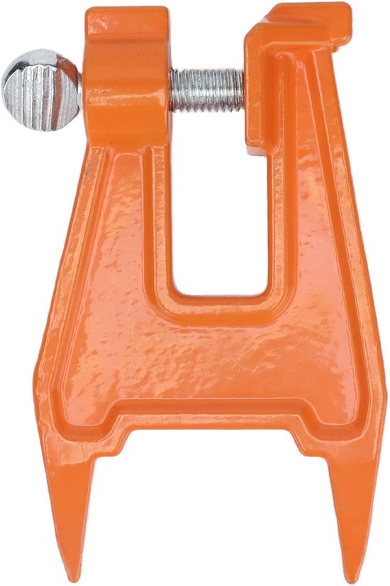 Kettingvijl Bankschroef - Kettingzaag Slijper - Ketting Slijpen - Lichtgewicht Draagbaar - 13 cm - Oranje — afbeelding 5