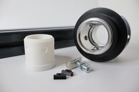 Stuurwielhouder - QR1 V2 houder - Sim Racing - Anti-twist bescherming - 40 mm hoogte - Zilver — afbeelding 4