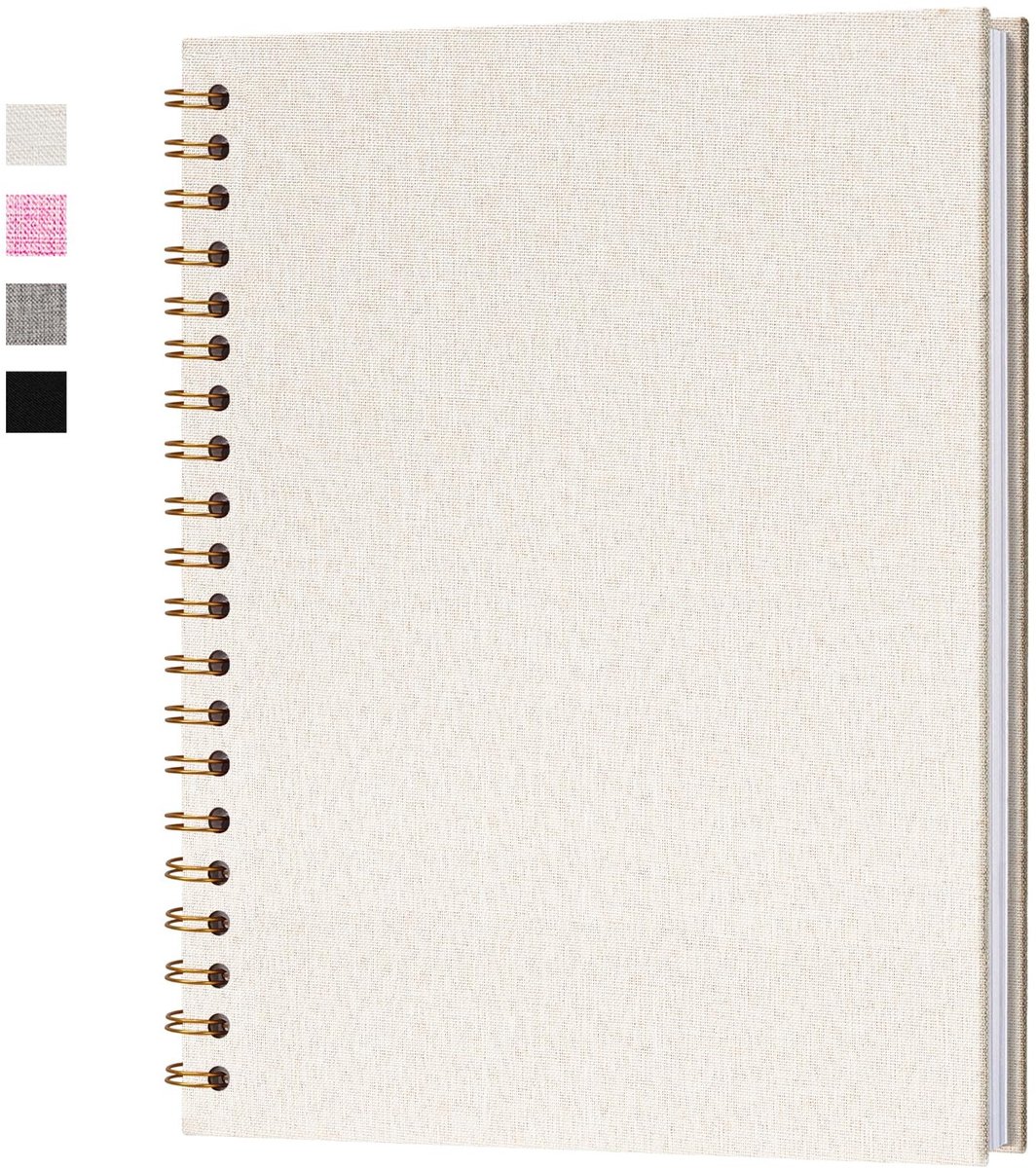 Omgoods - DIY Fotoalbum 28 x 20.5 cm met 40 Witte Pagina's voor Herinneringen
