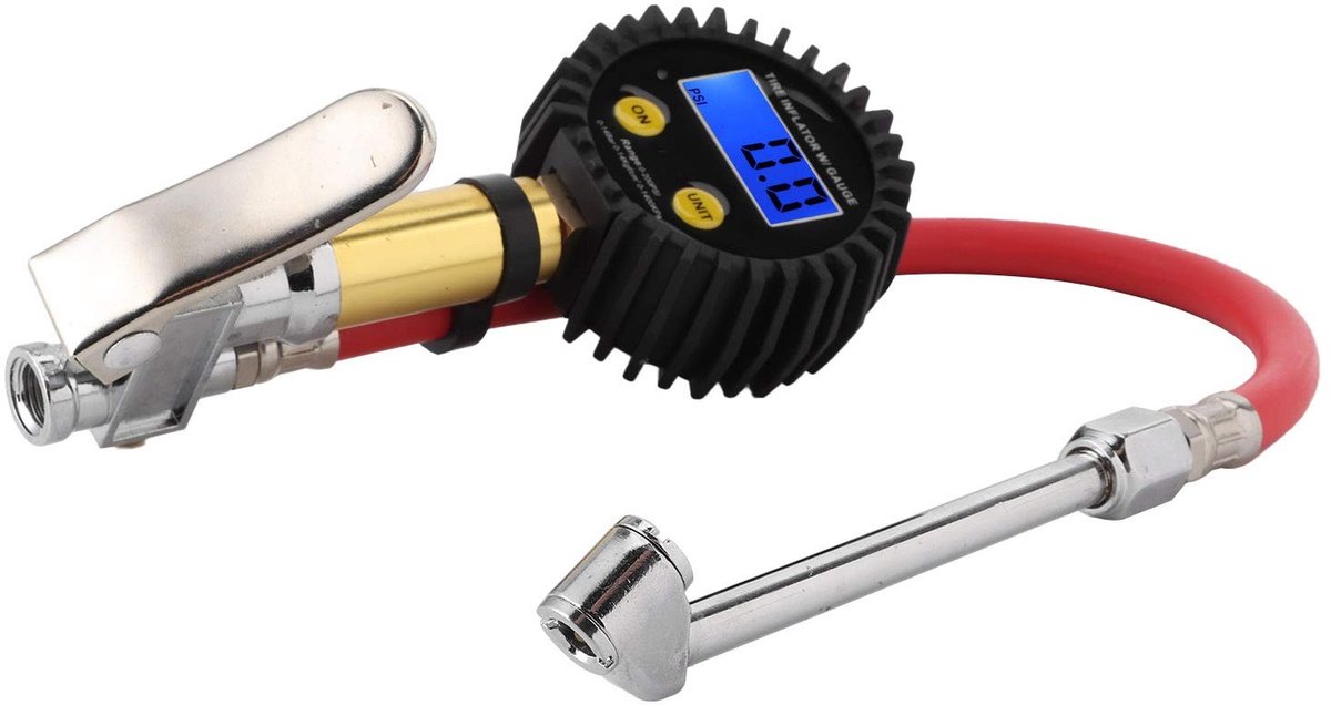 Omgoods - Digitale Bandenspanningsmeter met LCD Scherm