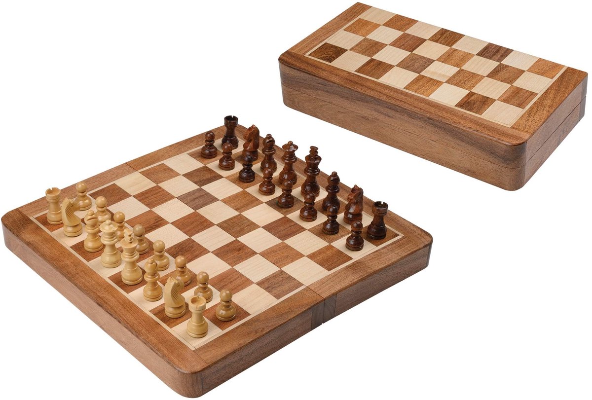 Omgoods - Reisspel Schaakset met Magnetische Figuren