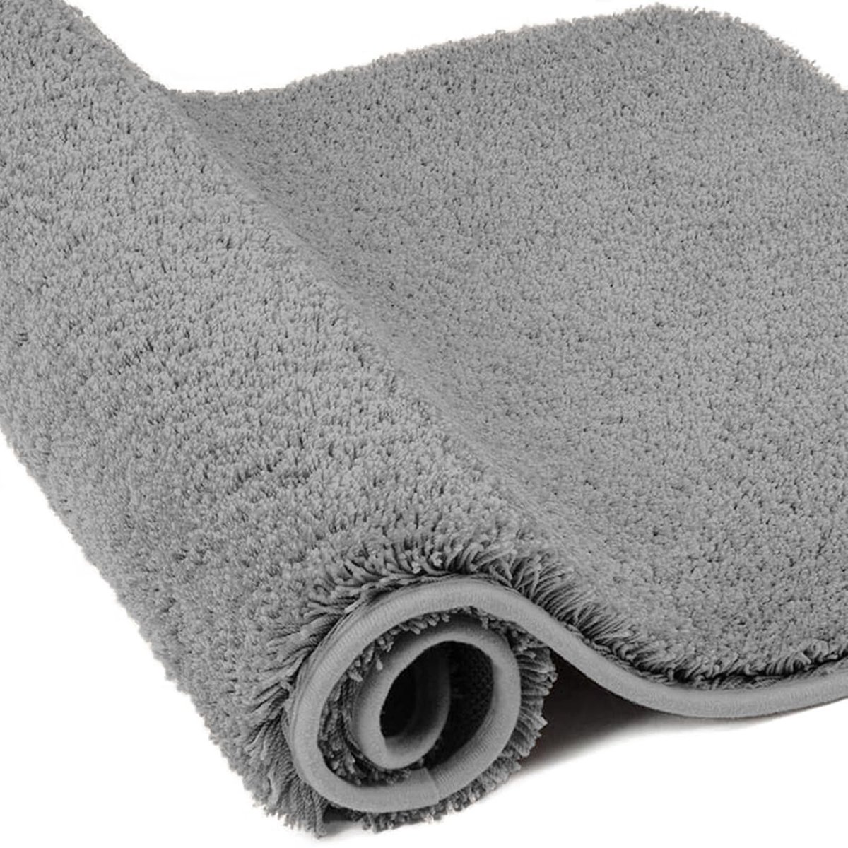 Omgoods - Microfiber Badmat - Super Dikke en Absorberende Badmat - 60 x 120 cm - Grijs