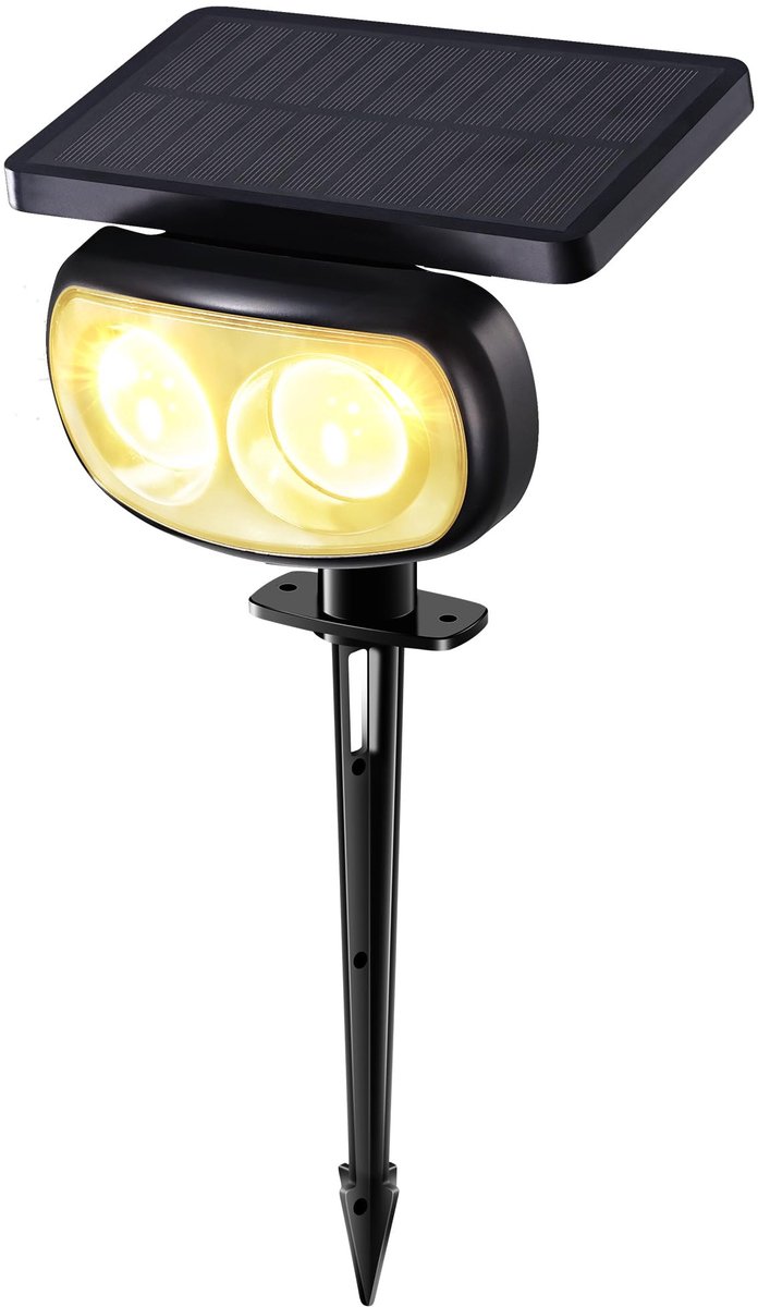 Omgoods - Solar Tuinlamp met 11 Verlichtingsmodi en IP65 Waterdicht