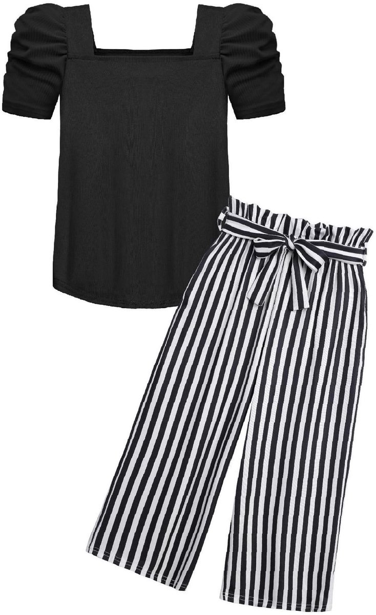 Omgoods - Meisjes T-shirt en Broek Set voor Kinderen