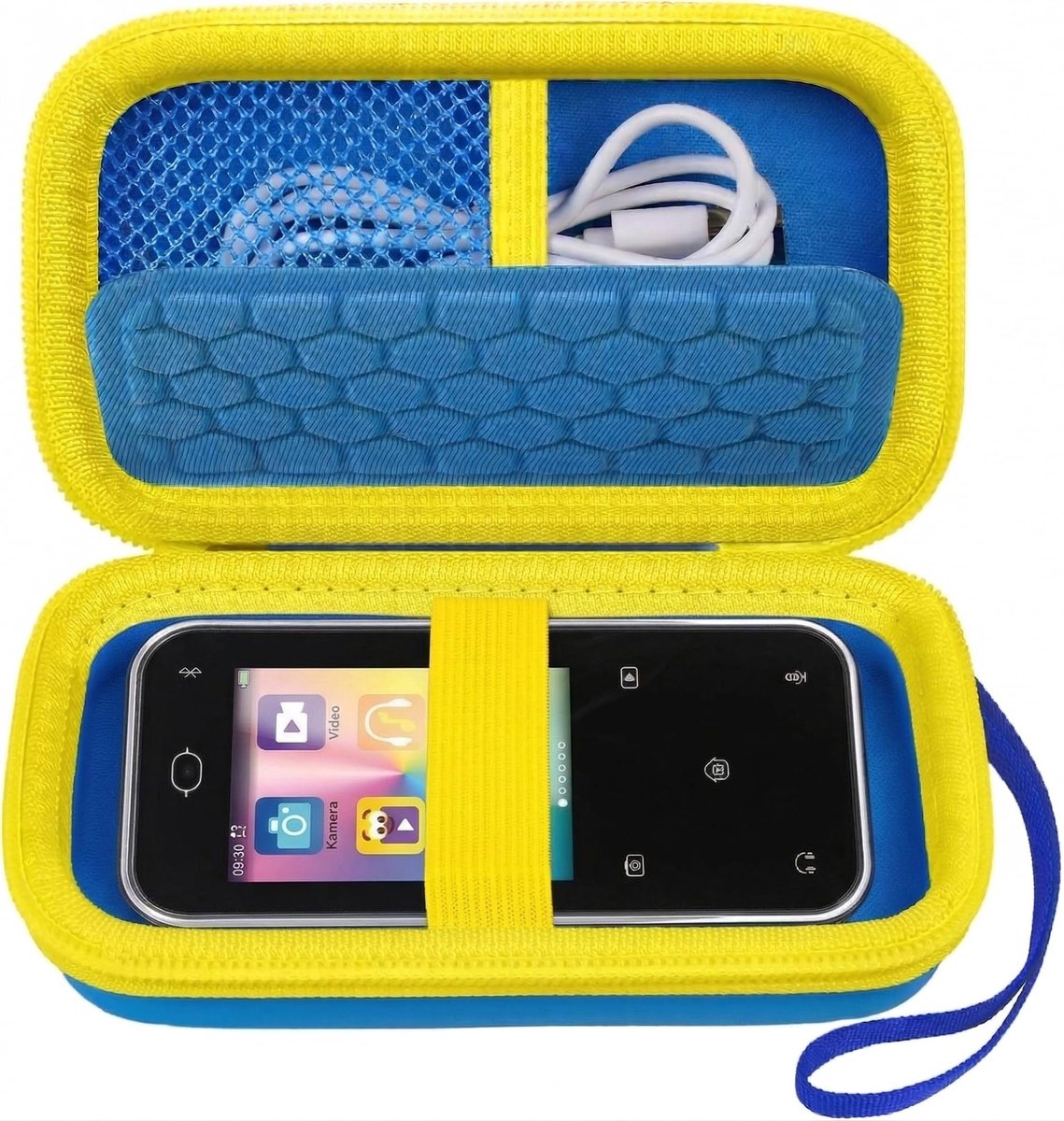 Omgoods - Kinderen Smartphone Tas - Universele Telefoon Opbergtas Blauw