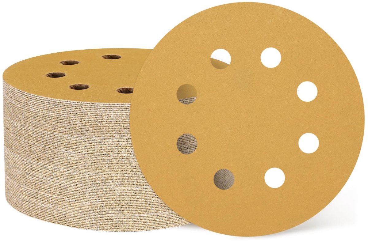 Omgoods - 100 Stuks Schuurschijven 125 mm met Korrel 400 voor Hout en Metaal