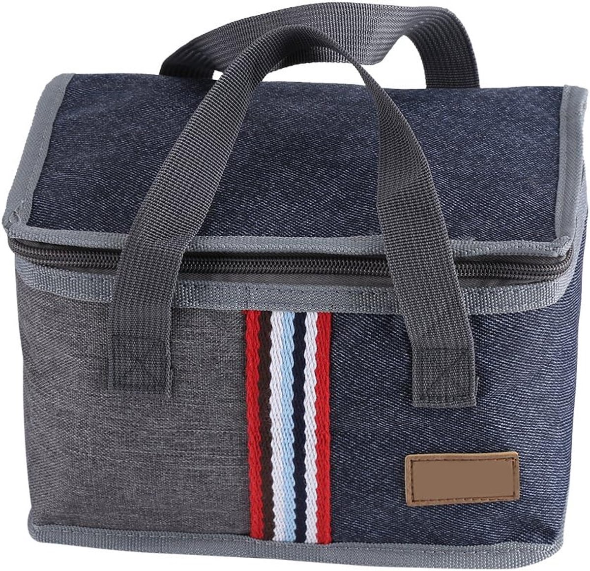 SnelShoppen - Draagbare Geïsoleerde Opbergtas, Thermische Voedsel Tas, Picknick Tas voor Werk, Lunch en School, Handvat en Schouderband, Houdt Voedsel