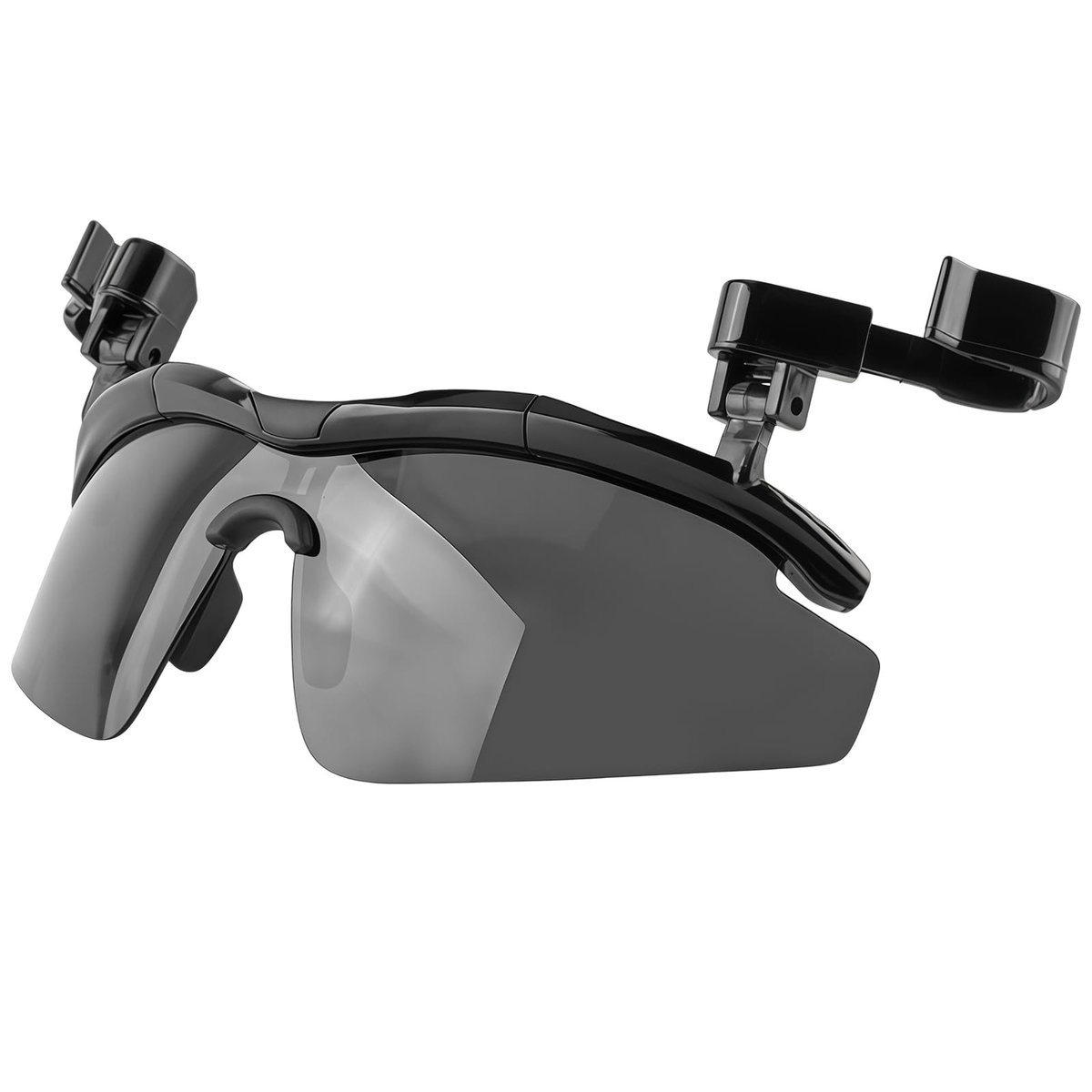 Omgoods - Polarized Clip-on Zonnebril voor Caps, Ideaal voor Sport en Buitenactiviteiten