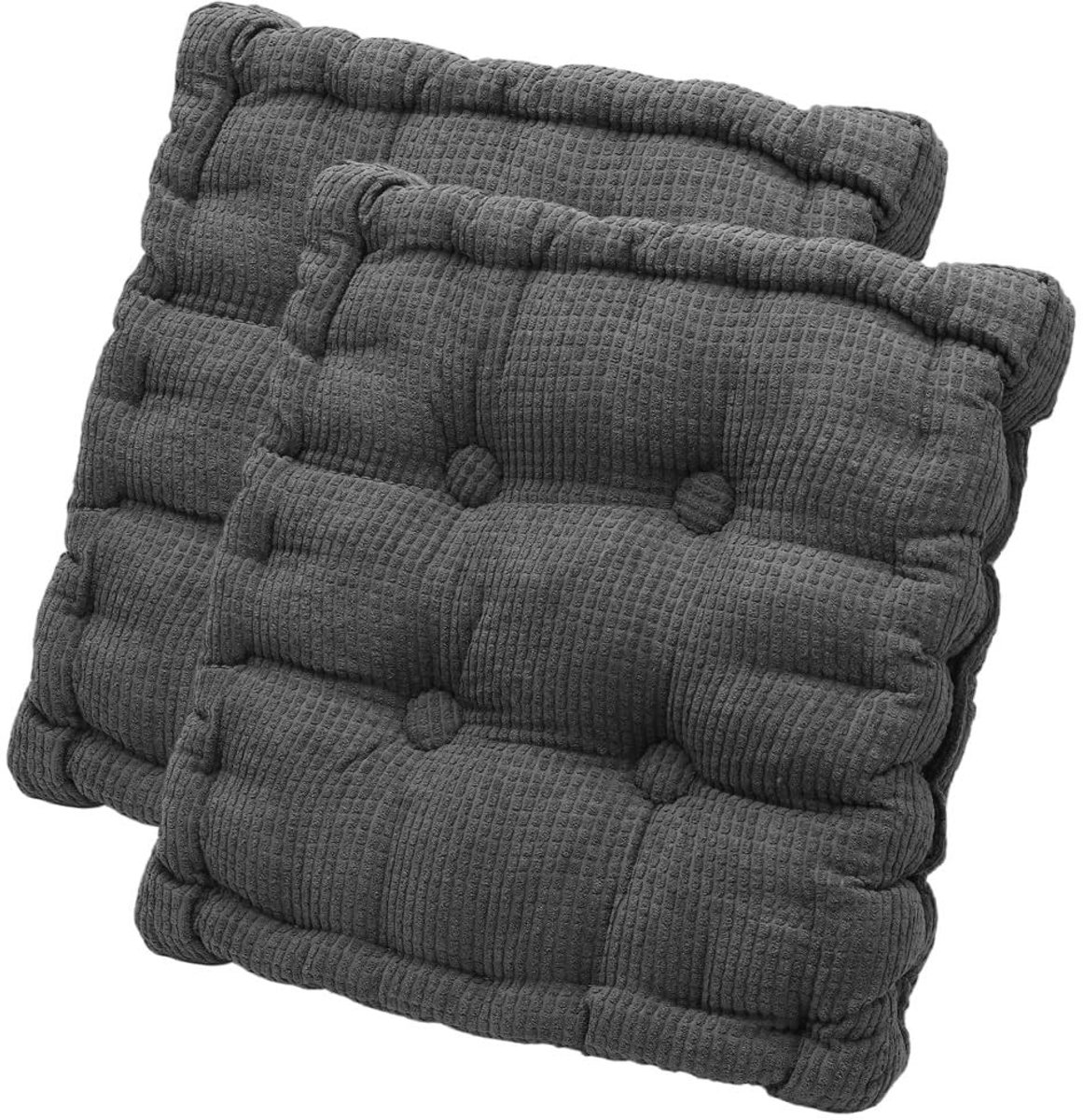 Omgoods - Set van 2 Zitkussens 40x40 cm, Wasbaar