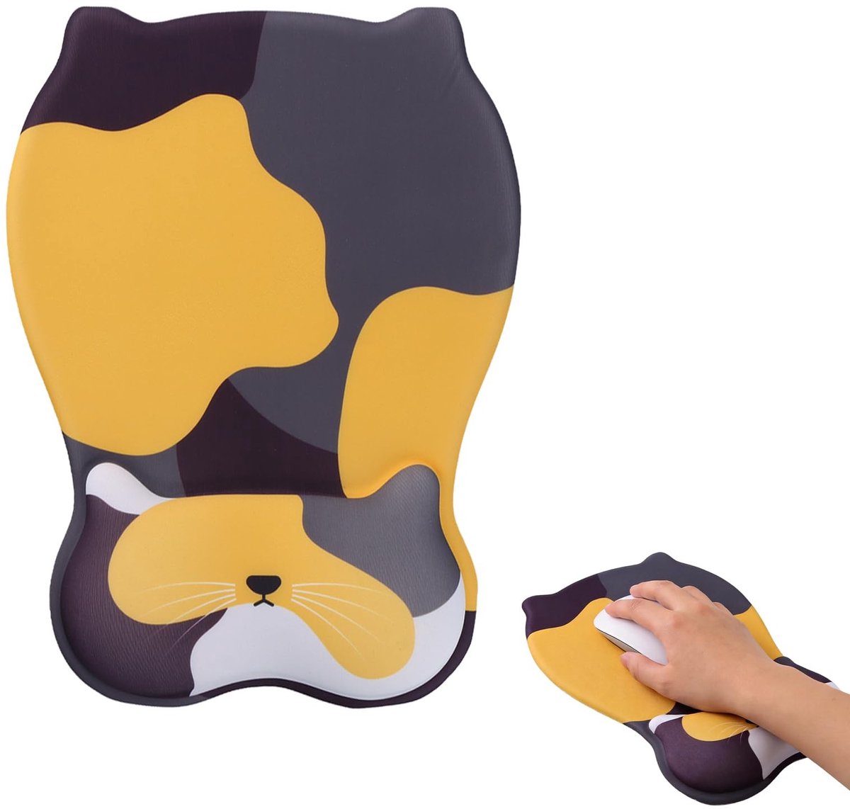 Omgoods - Antislip Muismat met Gel Polssteun - Comfortabele Ondersteuning voor Uw Pols