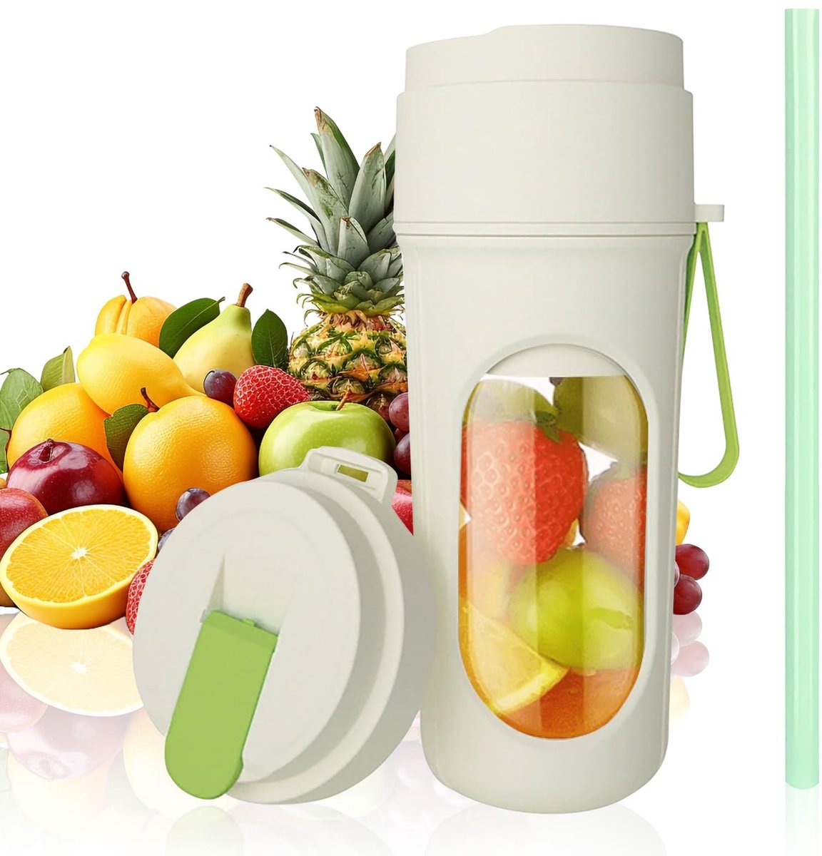 Omgoods - Portable Smoothie Maker 450ml met 12 Messen