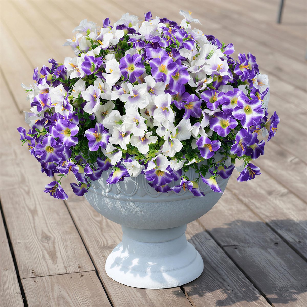 Omgoods - Kunstmatige Bloemen Set van 16 Stuks voor Tuin en Balkon