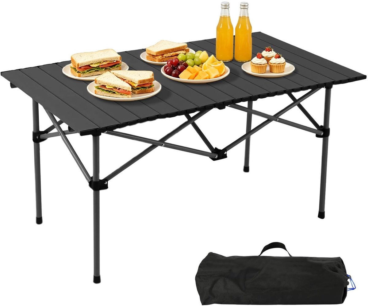 Omgoods - Opvouwbare Campingtafel - Lichtgewicht Picknicktafel 95x56x50 cm