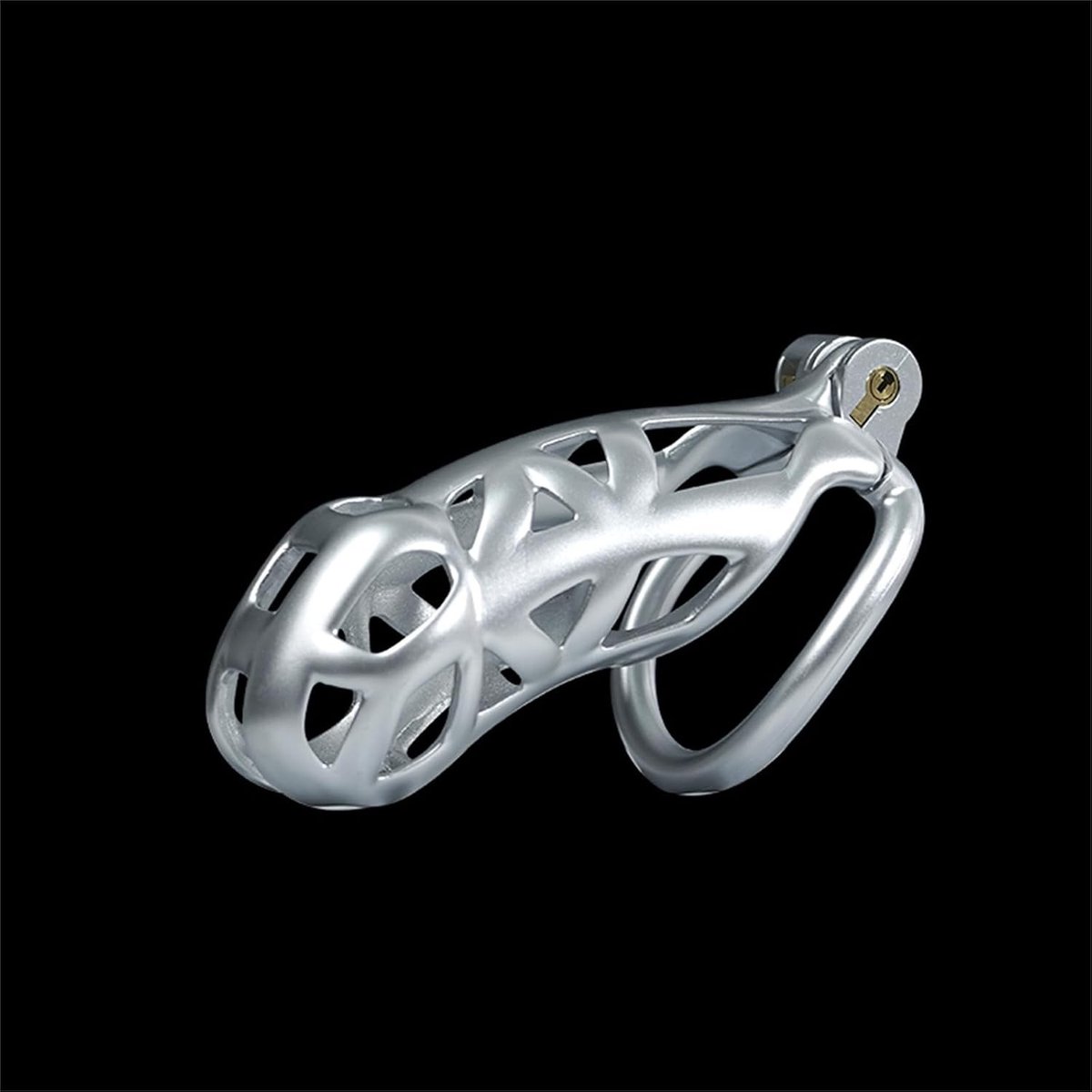 Beschermende Fitness Lock Cage voor Mannen - Verstelbare Taille, Modern Design, Duurzaam Plastic