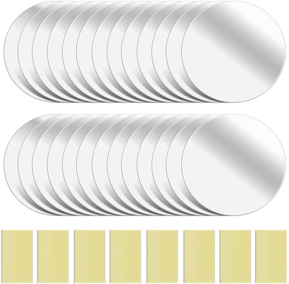 Omgoods - Set van 50 Kleine Spiegels voor Tafeldecoratie en Wanddecoratie